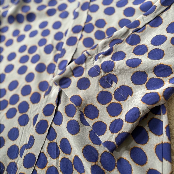 Babette Polkadot Silk Button down Blouse - Picture 11 of 11
